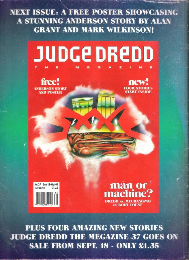 JUDGE DREDD - The Megazine Vol. 2 No.36 Sep 04 - 17 (1993)