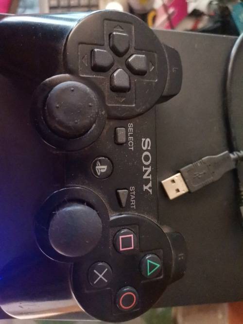 PS3 SUPERSLIM WITH HEN FIRMWARE 1 REMOTE 6 GAMES POWER CABLE AND HDMI CABLE