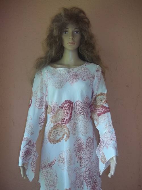 MERIEN HALL CLASSICS ABSTRACT PRINT TUNIC FROM EDGARS - SIZE 38