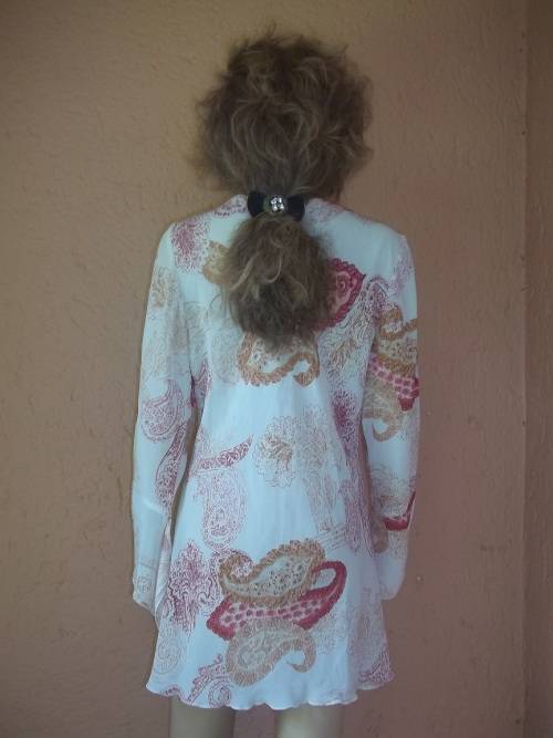MERIEN HALL CLASSICS ABSTRACT PRINT TUNIC FROM EDGARS - SIZE 38