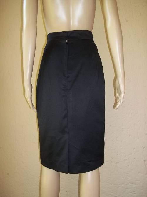 PRET A PORTER BY THE BOYS  - UNIQUE BLACK VINTAGE DESIGNER SUIT WITH GOLD EMBROIDERY - SIZE 34 / 32
