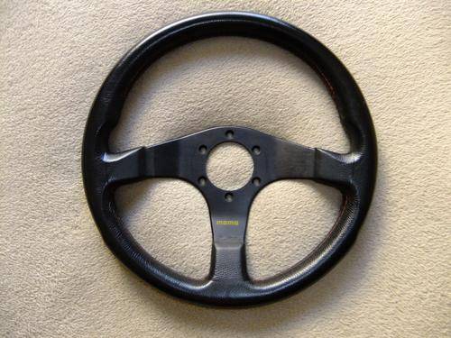 Momo Tuner Steering Wheel - Made in Italy - Genuine Leather