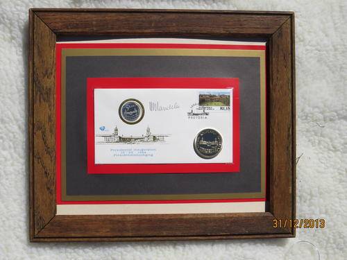 Very rare signed Mandela R5 still sealed with Auth.Cert.Incl.
