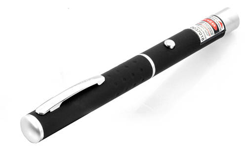 5mW Red Beam Portable Laser Pen - 5000 Hour Lifespan,  Continuous Wave Mode, Constant Output
