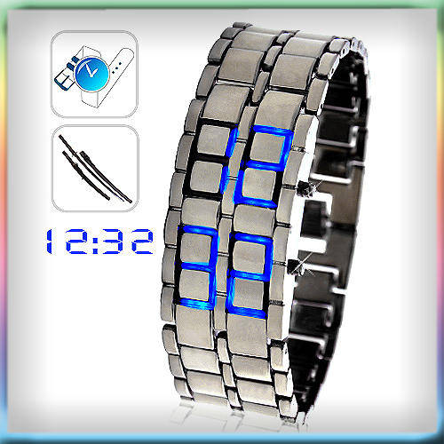 Ice Samurai - Japanese Inspired Blue LED Watch [Retail Price: R999.00]