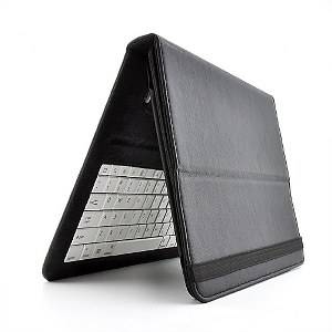 Leather Case Holder with Keyboard for iPad / iPad 2