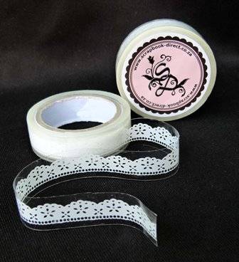 LACE TAPE LACE 4 - FLOWERS (15mmx10m) HALF PRICE