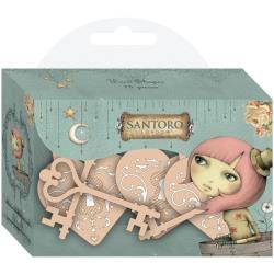 Santoro Mirabelle Laser Cut Wood Shapes 15/Pkg This month less R25