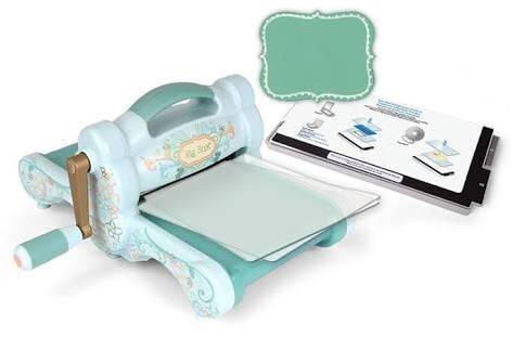 Sizzix Teal Bigshot Machine with loys of free stuff Huge Bargain