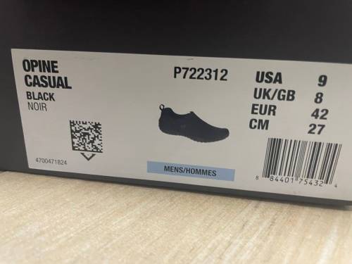 CAT OPINE CASUAL BLACK SHOES SIZE UK8