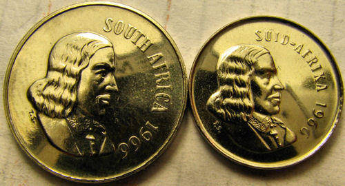 Cameo Proof  5c & 10c Sale:  1966 Van Riebeeck