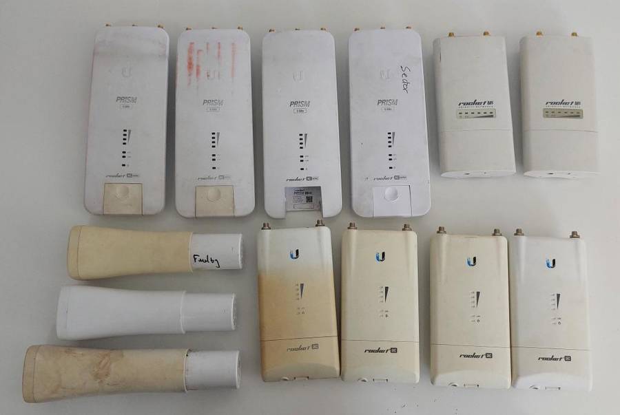 Lot of faulty 13x Ubiquiti Radios - for Parts/Repair