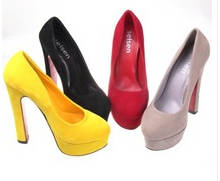 14cm Suede High Heel in 4 colour Size 2-6