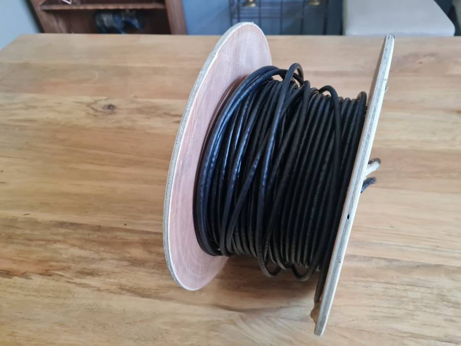 Roll of CAT5e Outdoor rated Ethernet cable