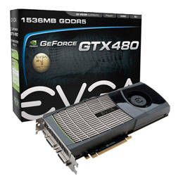 EVGA GTX480 DDR5 1,5GB