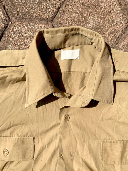 Koevoet Khaki long sleeve shirt - Large size