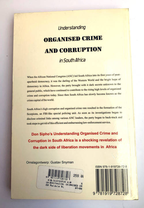 Understanding organised crime and corruption in South Africa by Don Sipho (soft cover)