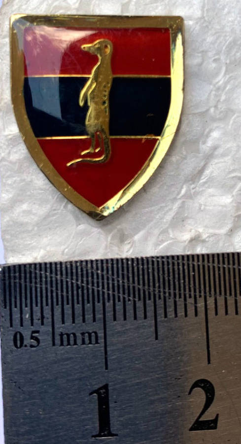 HS016 - SADF Engineer Corps unit cravat pin/blazer collar badge