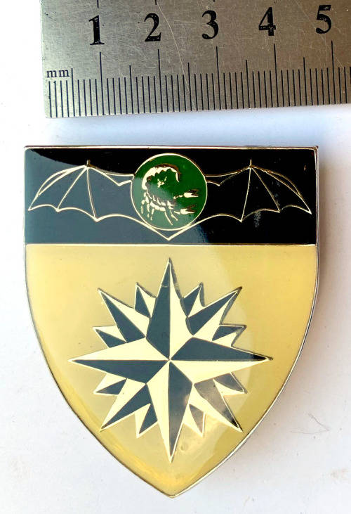 HS216 - SADF 2 Reconnaissance Regiment metal flash 2nd type - right facing