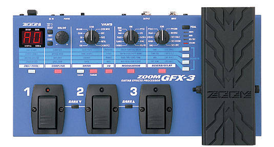 Zoom Gfx - 3 Effects Peddle Virtually Brand New Hardly Used