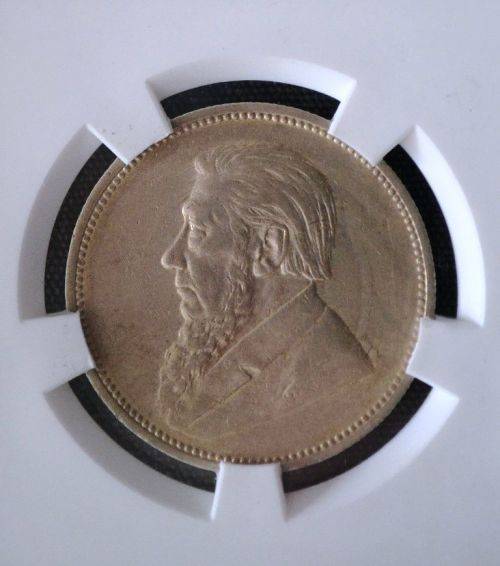 1895 ZAR 2 shilling XF45