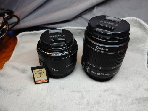 Canon EOS T3i (EOS 600D) + 18-55mm + 50mm + Voyager Prestige