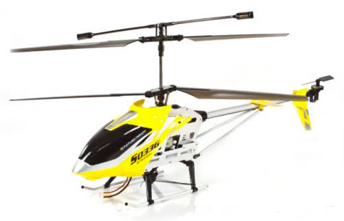 LS RC Helicopter 3.5 Channel Yellow with build in Gyroscope