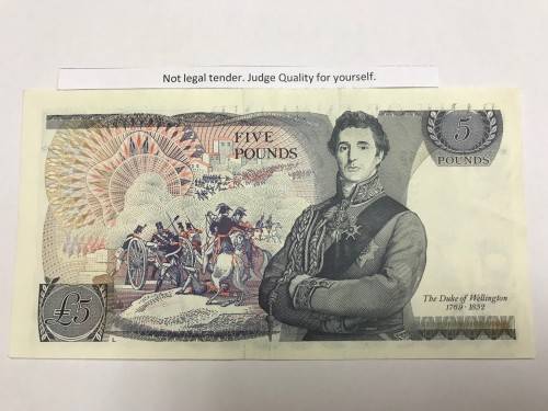 Bank of England, Five Pounds, Serial JS11 641062