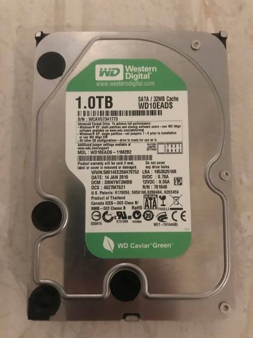 Western Digital 1TB CaviarGreen