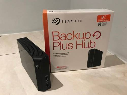 8TB External Drive Seagate Backup Plus Hub,