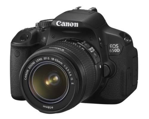 Canon EOS 650D 18MP Digital Camera + Canon 18-55mm IS Lens + 8GB SD Card + Battery + Charger