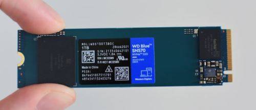 WD Blue SN530 512GB NVMe SSD - PCIe Gen3 x4 NVMe v1.4 - M.2 2280