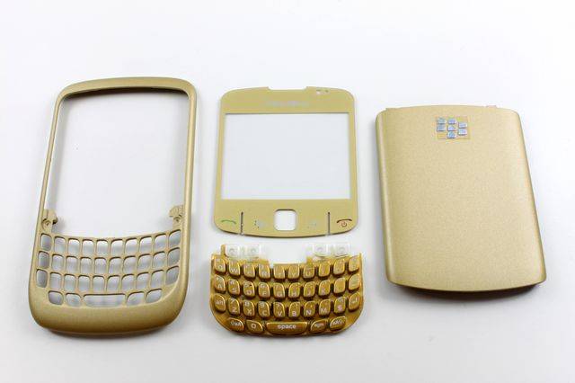 GOLD - BlackBerry 8520 Replacement Housing-Bezel-Face