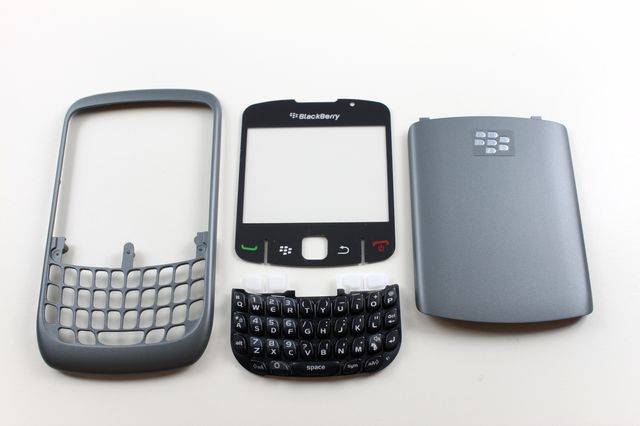 CHARCOAL Grey - BlackBerry 8520 Replacement Housing-Bezel-Face