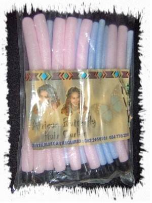 African Butterfly Hair Curler