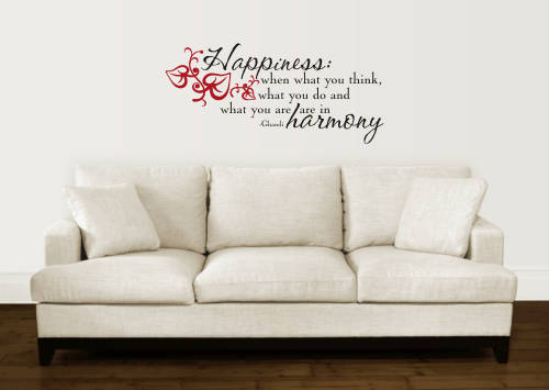 Wall Quote Decor Vinyl Stickers / Decals