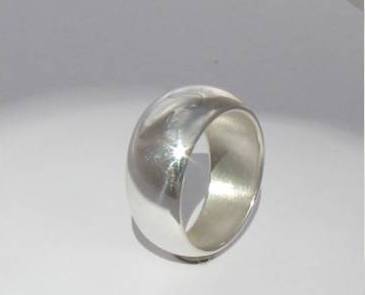 Handmade 925 sterling silver Dome Ring