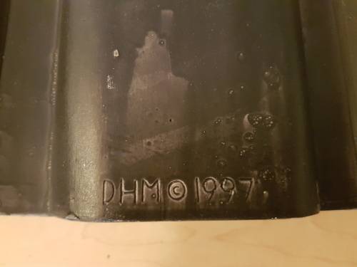 DHM Hand Painted Ceramic Castle Door Functional Art Candle Stand Sculpture