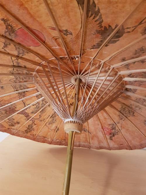 Vintage Japanese Parasol Umbrella