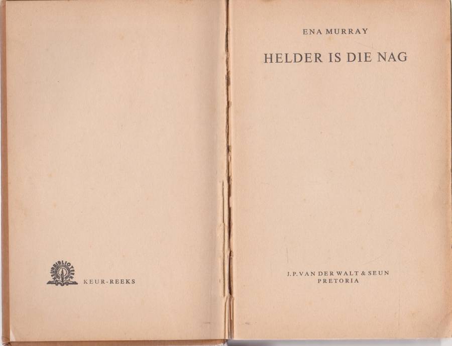 Ena Murray vier boeke vir die prys van een.  Daaglikse gesprek getekende kopie