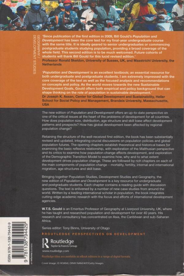Population and Development (Second edition) by W.T.S. Gould