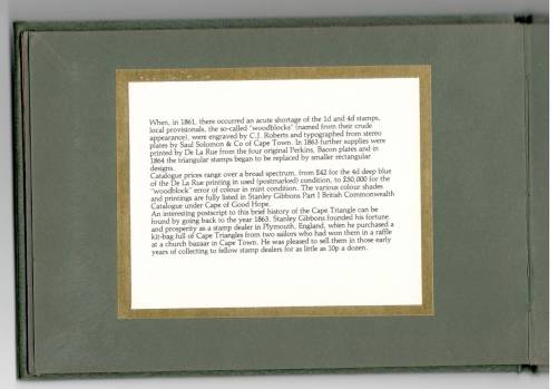 Spectacular Stanley Gibbons Leatherette Presentation SG8a - CoA CVR50 000.00 - just the stamp!