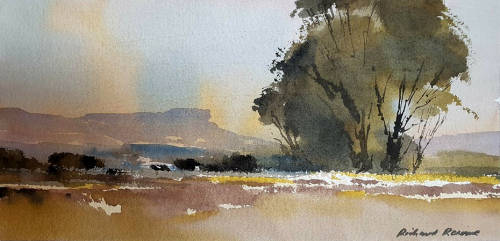 Beautiful Watercolour by Richard Rennie (39.5x19cm) @ a LOW opening!!!
