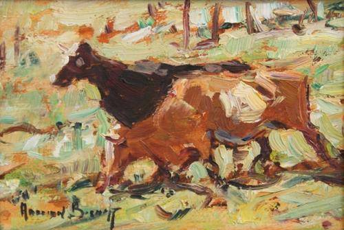 Wonderful Adriaan Boshoff original oil painting (16x11cm). Excellent investment!