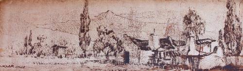 Magnificent Otto Klar original (31.5x8.5cm). Excellent investment @ a LOW opening!
