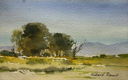 Magnificent Richard Rennie original watercolour (27.5x17.5cm) @ a GOOD opening!