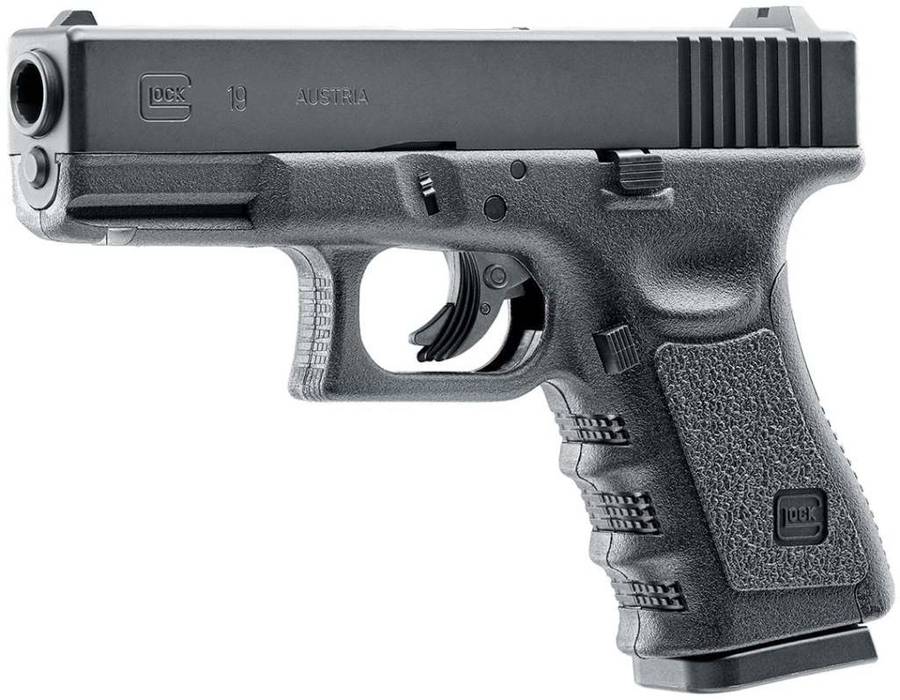 Umarex Glock 19 CO2 Air Pistol - 4.5mm, Black