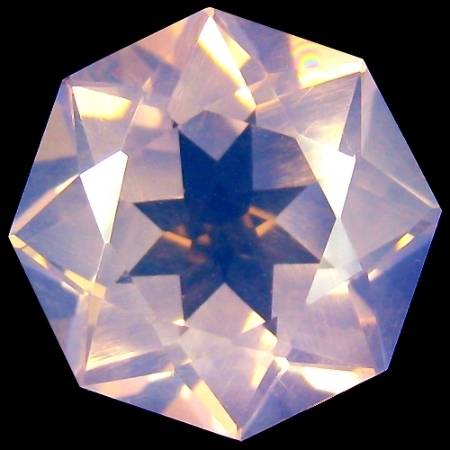 SPECIAL!   EXQUISITE IN EVERY WAY!  MAGNIFICENT 5.63 CT. ROUND FACET 100% NATURAL LAVENDER AMETHYST