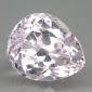 OUTSTANDING NEW! 5.35CT. PEAR FACET 100% NATURAL TOP SILVER PINK KUNZITE
