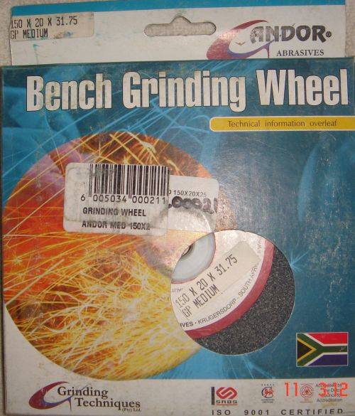 BENCH GRINDING WHEEL 150X20X31.75 MEDUIM
